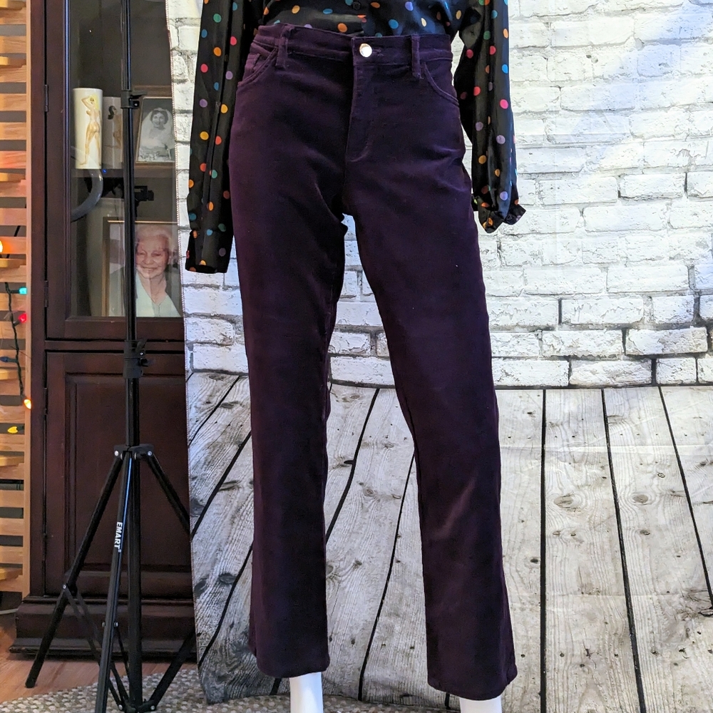 Lauren Ralph Lauren purple velvet pants(31x31) - Picture 2 of 5